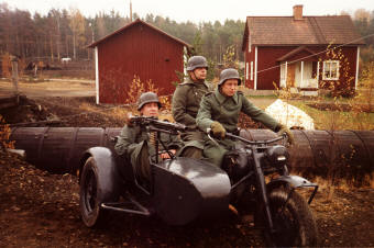 film Grnslots, motorcykel, soldater, Motorrad, KarlH Kruse