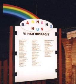 Säterdalen akrylmålning av Barnes hus