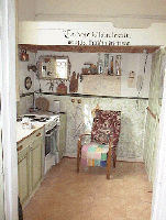 Kk, Kche, kitchen, dekorationsmlning i akryl