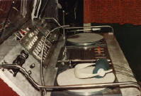 Discobord tillverkad i aluminium, Lenco, Teac, Technics, Senheiser, Sony mm.