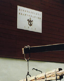 Konsthjulets Kraftstation skylt renovering